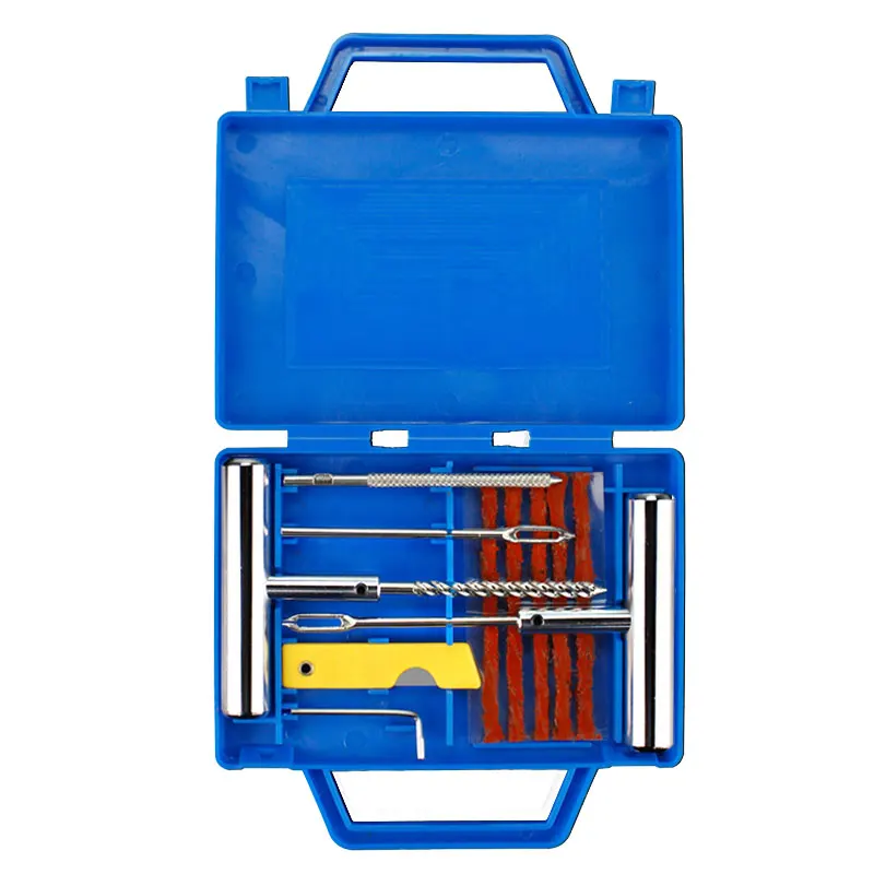 Практичный набор для ремонта шин серебристые колеса из нержавеющей стали