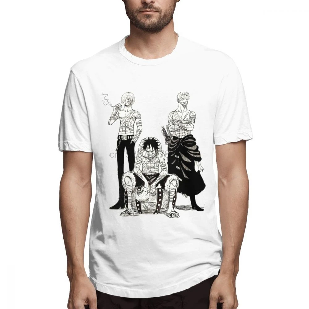 Monster Trio/цельная одежда с героями мультфильмов для мужчин хлопковая Футболка