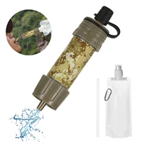 outdoor survival water filter straws camping equipment water purifier water filtration system emergency hiking accessories