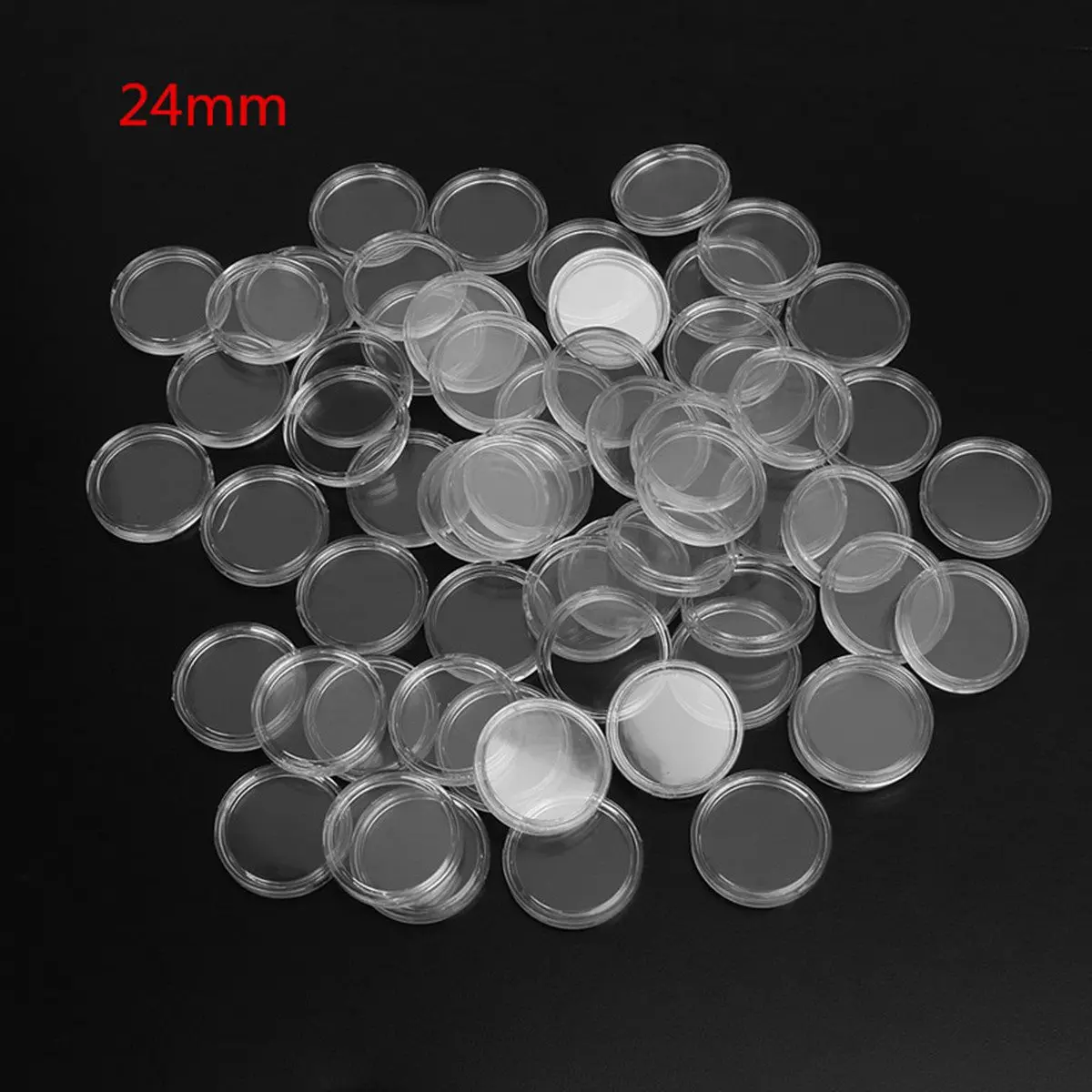 Новинка прозрачный пластиковый чехол для телефона 24/26/32 мм 100 шт./компл.|Коробки и