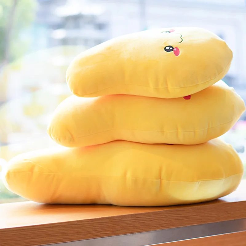 Kawaii плюшевые игрушечные фрукты желтая еда манго фаршированные растения подушки