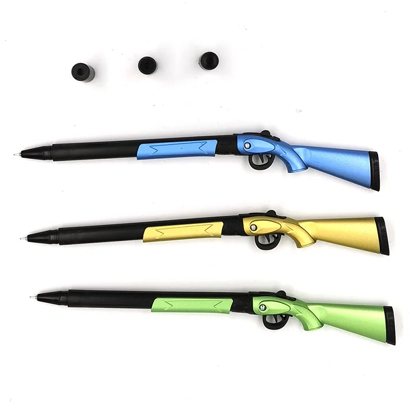 Новинка гелевая ручка в форме пистолета для мальчиков детская игрушечная