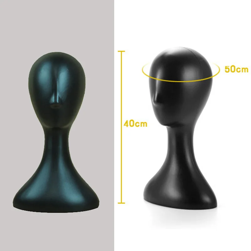 1 шт Женский Пластиковый Манекен Модель Манекен-голова модель парика голова с