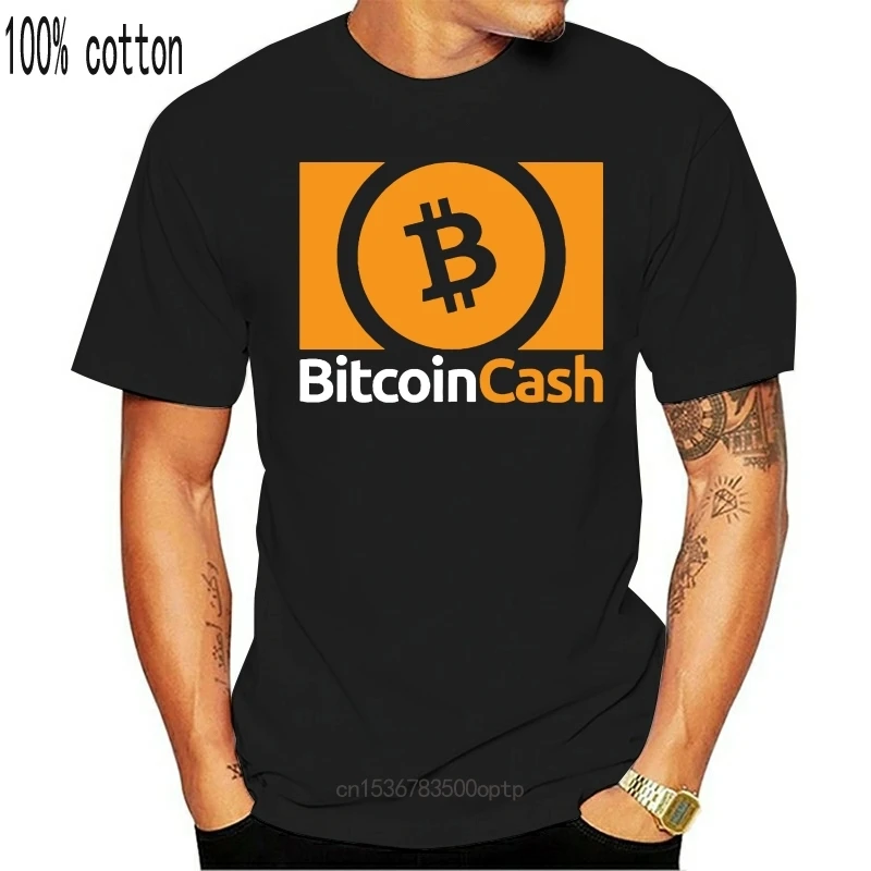 

New Bitcoin Cash BCH Cryptocurrency Logo Tops Tee T Shirt Crypto Hodl S-XXL Wholesale O Neck T-Shirt