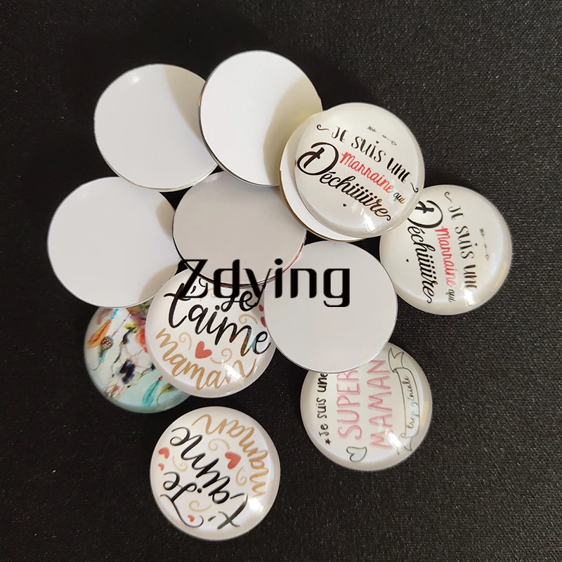 Zdying 10pcs Beautiful Line Art Tattoo Mask Buddha Design Round Glass Cabochon Picture Dome DIY Pendant Charm Jewelry Findings | Украшения