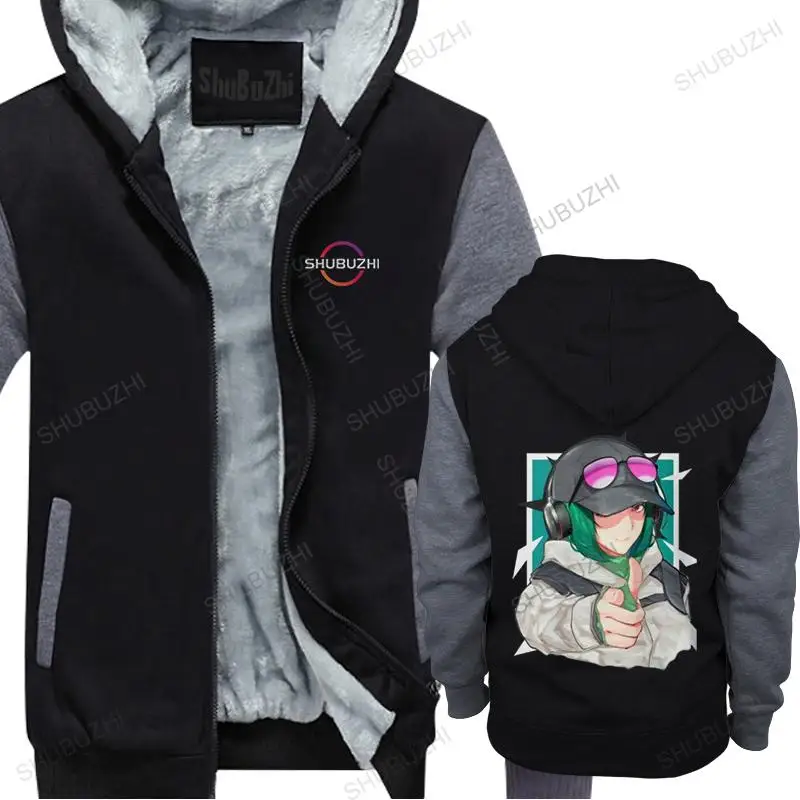 

cotton man hoodies winter jacket hooded Ela R6S Rainbow Six Siege sweatahirt Clothing fashion warm hoody homme bigger size