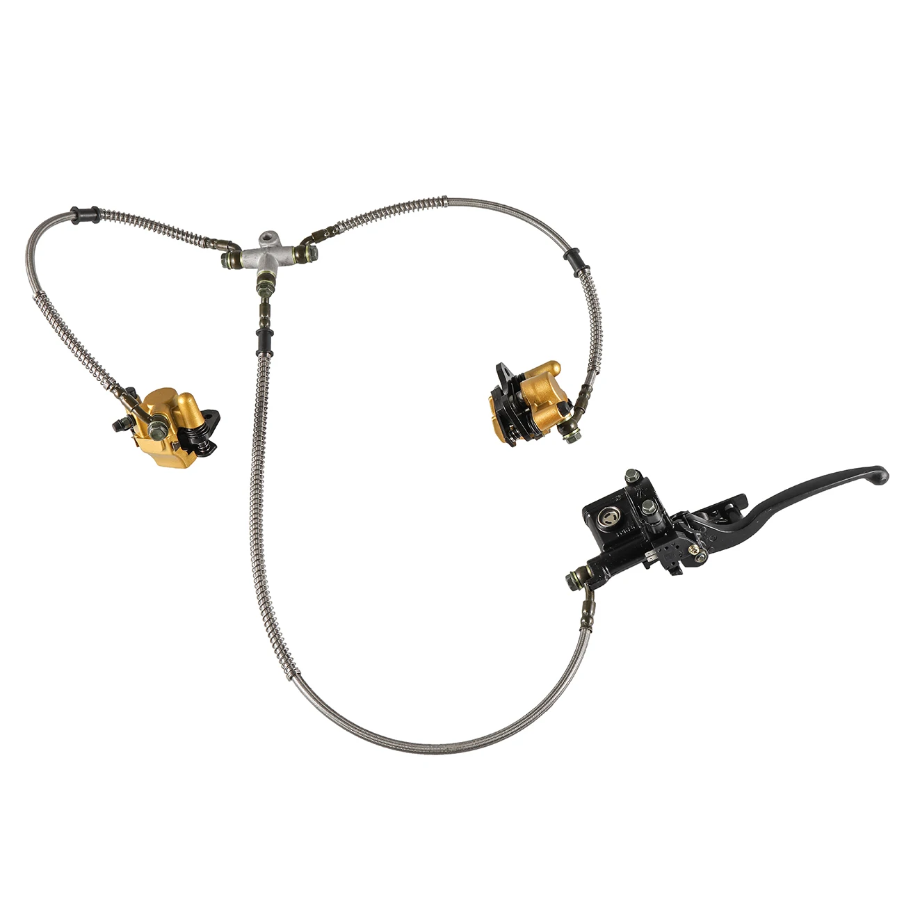 Мощный Гидравлический двойной дисковый тормозной суппорт система и колодки 110