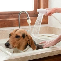 portable pet shower sprayer slip on hose portable shower head dog sprayer for tub faucet home high quality luxury sprayer
