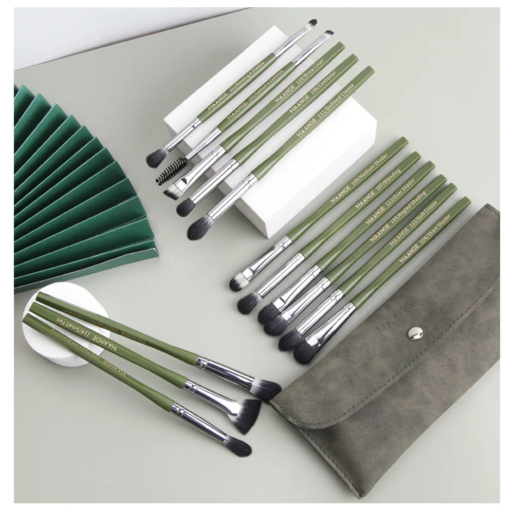 

14Pcs Makeup Brushes Set Powder Foundation Blush Blending Eye shadow Lip Cosmetic Beauty Make Up Brush