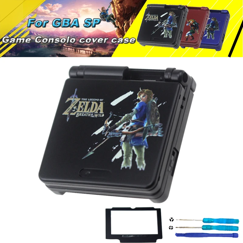 Чехол для Nintendo GBA SP For Gameboy Сменный с полным покрытием Advance SP|Запасные части| |