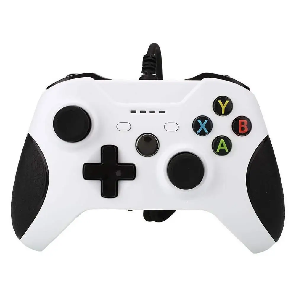 USB проводной контроллер для microsoft Xbox One контроллер геймпад для Xbox One тонкий ПК Windows мандо для Xbox one джойстик - Цвет: Белый