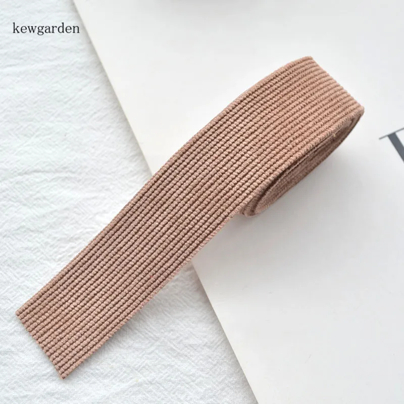 Kewgarden DIY брошь лук-Аксессуары для галстуков атласная лента вельветовые полосы тканевые ленты 25 мм " вручную изготовленная Лента Riband Webbing 4 метра