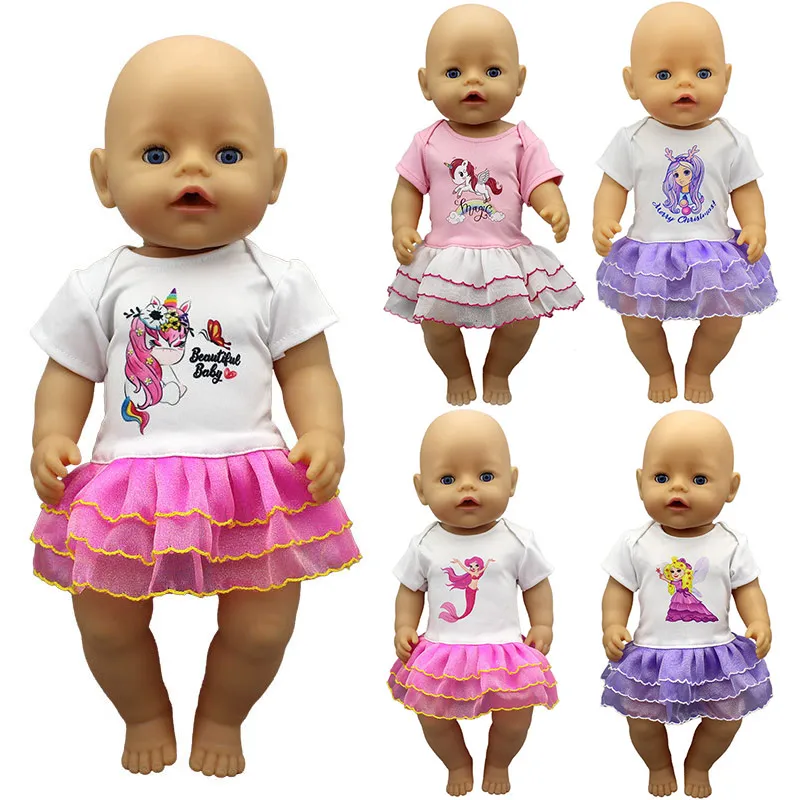 Мода Американский 43 см Кукла платье аксессуары для 18 дюймов реборн одежда