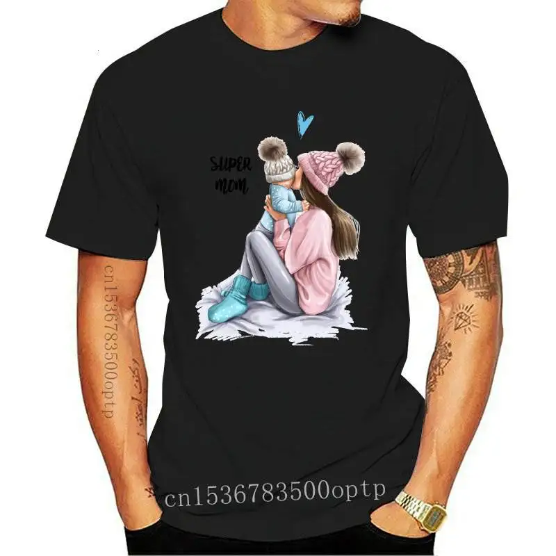 

T-shirts Top for Women Cartoon 90s Trend Style Mama Mom Love Clothing Print Lady Graphic T Shirt Ladies Female Tee T-Shirt