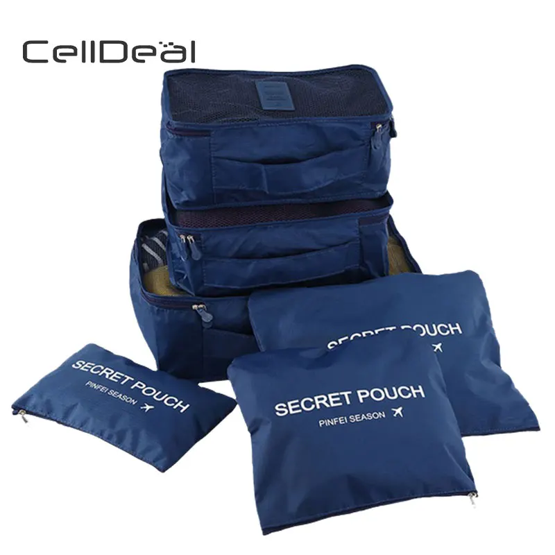Сумка CellDeal для хранения одежды 6 шт./компл. водонепроницаемая дорожная сумка