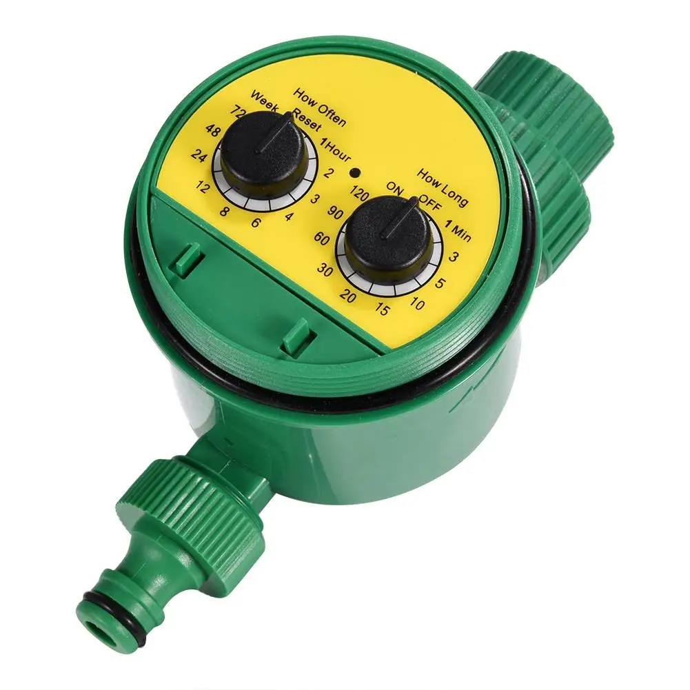 

Multi-function Two Dial Automatic Garden Water Timer Electronic Watering Timer Garden Irrigation System Controller Tool