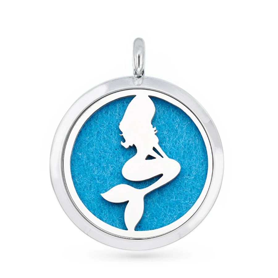 Магнитный диффузор русалка 30 мм медальон для ароматерапии кулон подходит