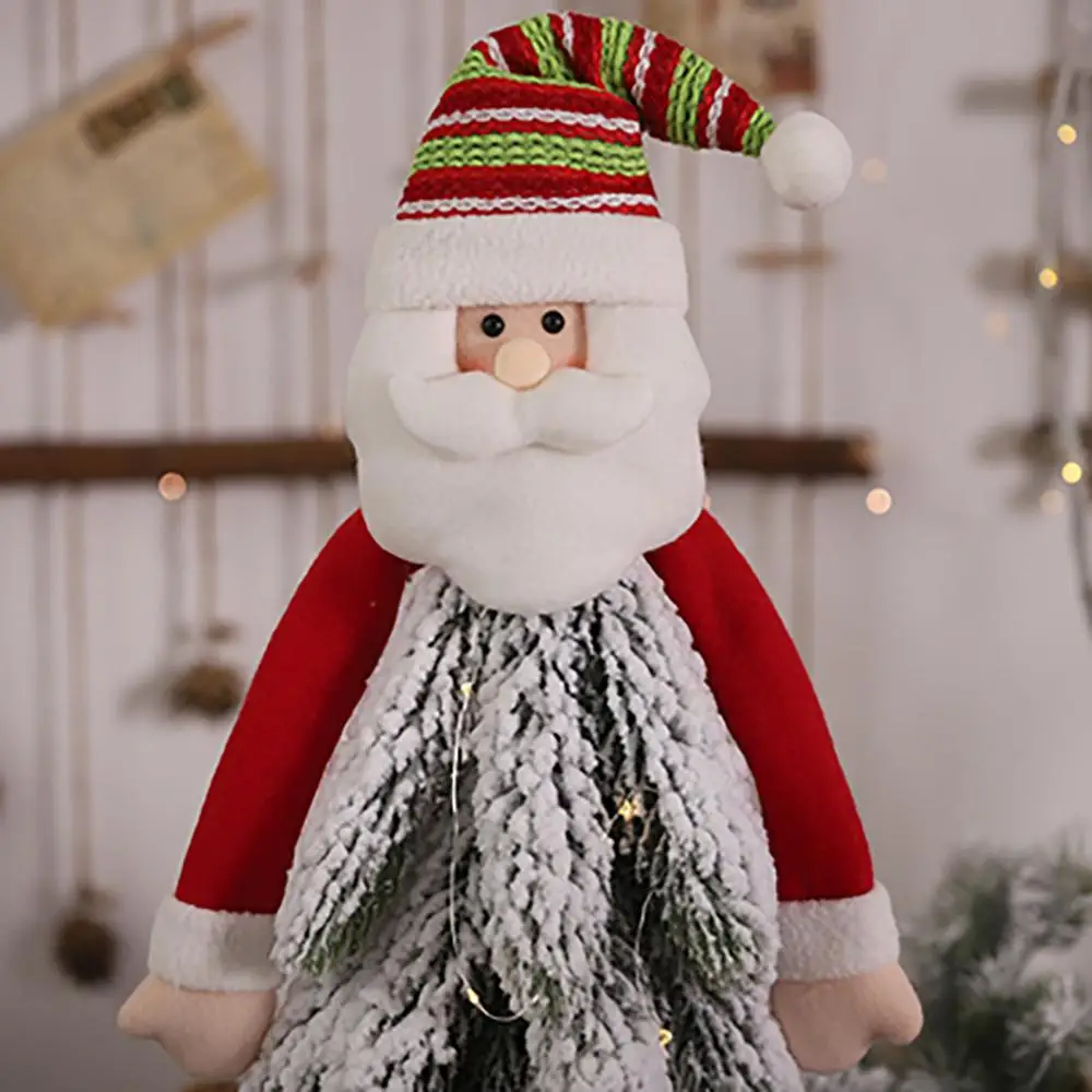 Рождественская шляпка для бутылки с оленем Санта-Клаус украшение обеда