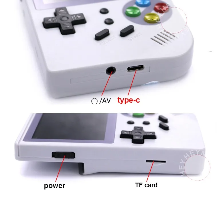 Ретро игровая консоль Linux с двойной системой 3 дюйма 16 ГБ портативная RG300 32 TF 13000
