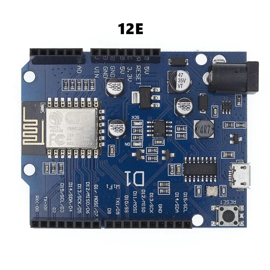 1 шт. ESP-12E ESP-12F WeMos D1 Wi-Fi uno основе ESP8266 щит для arduino совместимый с IDE | Электронные