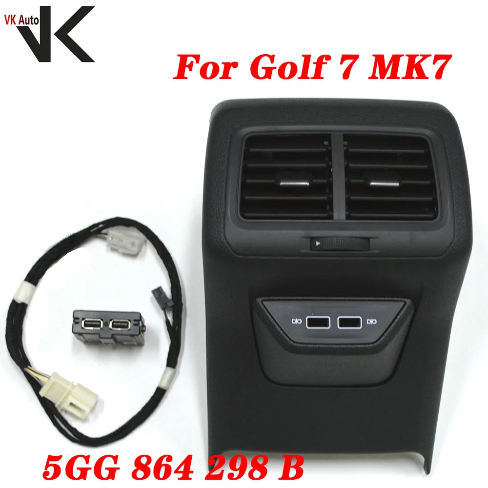 Фото Центральный подлокотник Saborway для Golf 7 MK7 2013-2017 2019 5GG 864 298 B №1