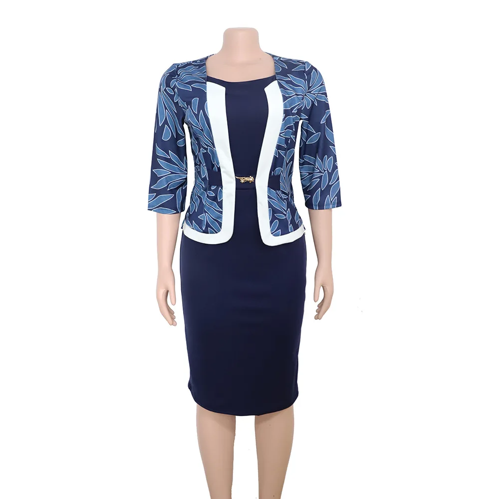 Новинка 2019 Осеннее элегантное модное платье с принтом в африканском стиле