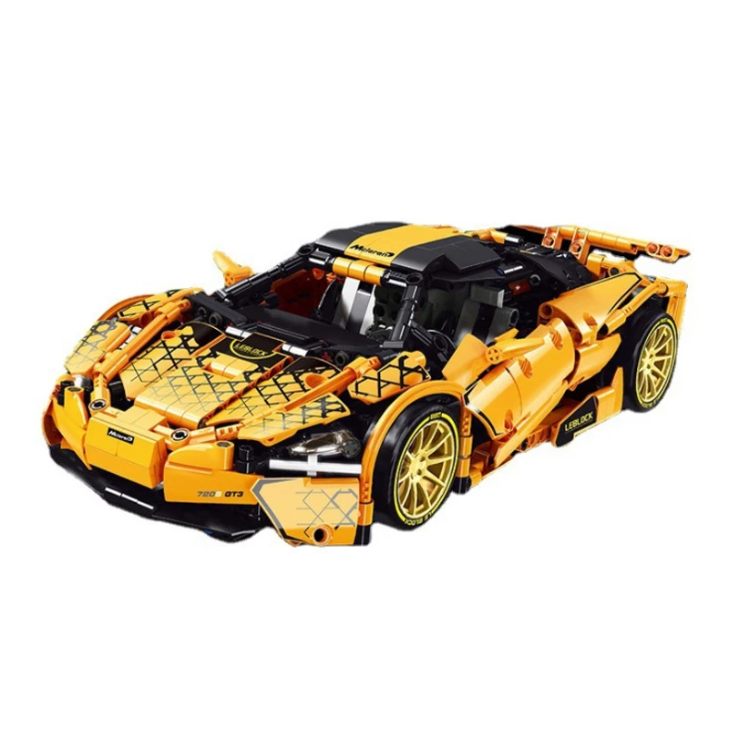 

720Sgt Super Car Model Kids Toy Sport Car Mclarening Building Block Children Assemble Bricks Toys for Children Birthday Gift