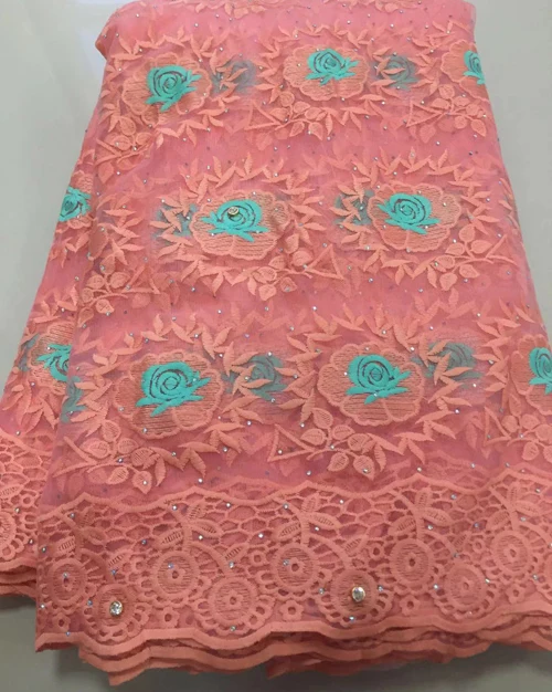 Французская сетчатая кружевная ткань 2021 новейшая африканская с вышивкой тюль