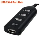 Универсальный usb-хаб USB 2,0 43 Порты и разъёмы высокое Скорость мини-концентратор с кабелем разъем адаптера кабеля для сплиттера для портативных ПК Аксессуары для мобильных телефонов