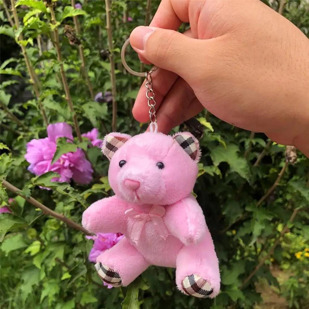 10 шт. плюшевый Маленький Мишка Игрушки соединены с кулоном Медвежонок PP милые