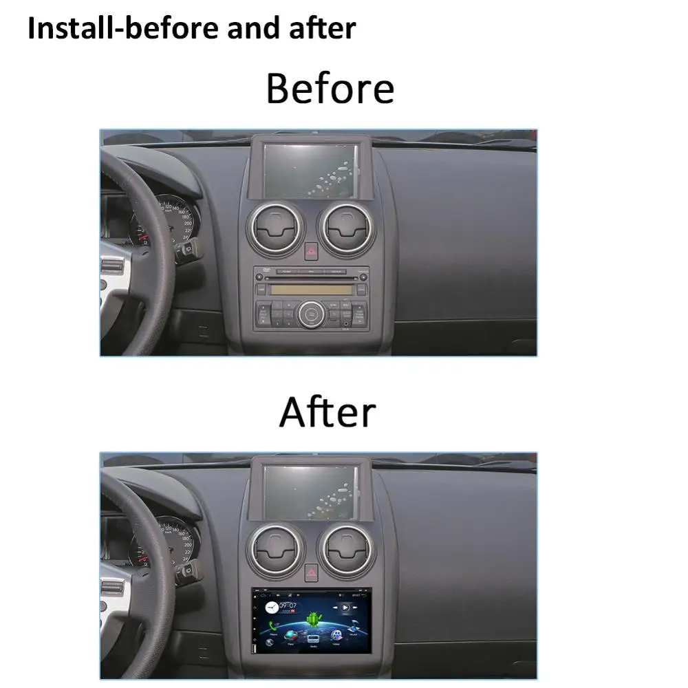 Bosion Автомобильный мультимедийный плеер универсальный для Nissan Android 10 0 2Din Авто