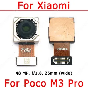 original rear back camera for xiaomi mi poco m3 pro main backside big camera module flex cable replacement spare parts free global shipping