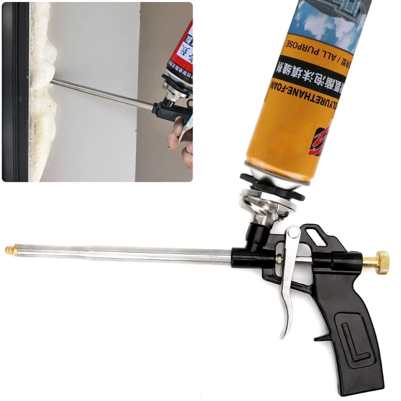

Manual PU Spray Foam Gun Heavy Duty Good Insulation DIY Professional Applicator