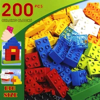 50 300pcs big size building blocks assembled construction educational toys diy bricks toddler toys for children kids gift
