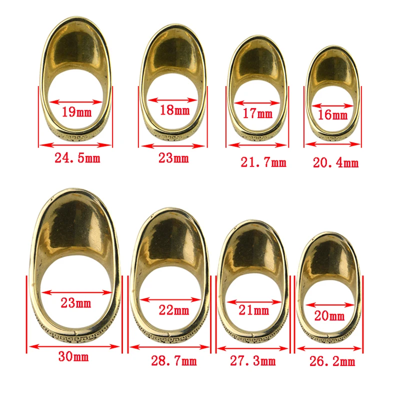 Linkboy стрельба из лука кольцо для большого пальца защита пальцев 16 24 мм латунное