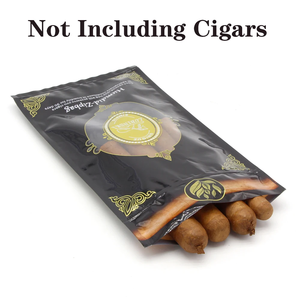 LUBINSKI маленький чехол для сигар пластиковый пакет Humidid zip дорожный портативный