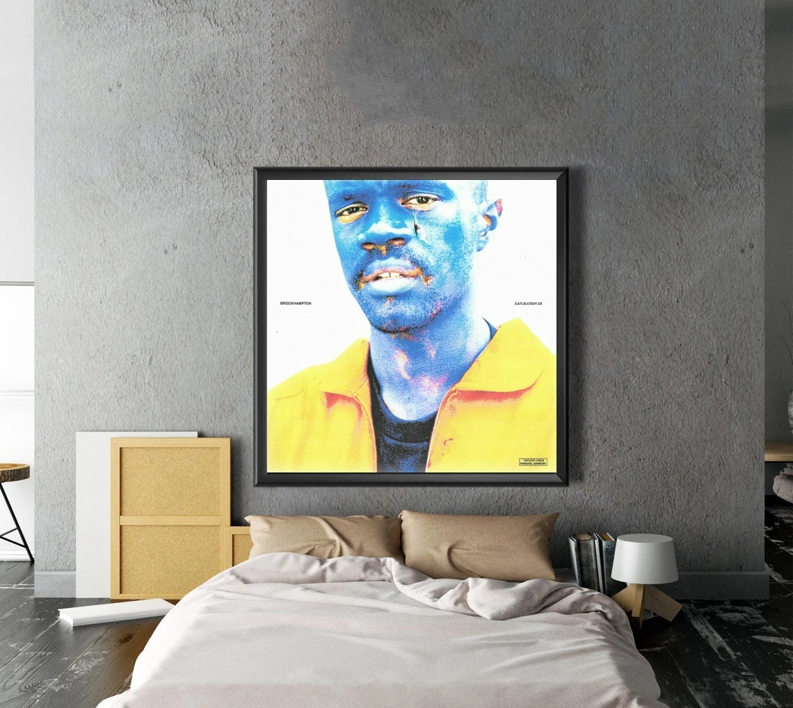Brockhampton SATURATION III музыкальный альбом плакат печать на холсте рэп хип-хоп музыка