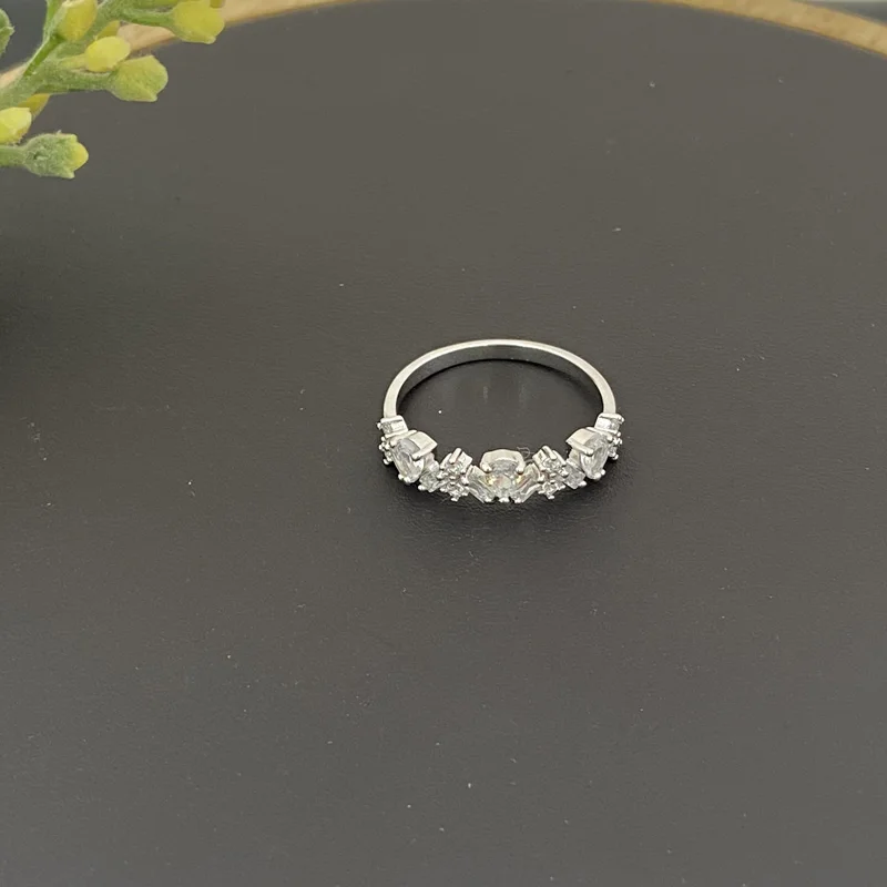 

Vanifi Jewelry Set Exquisite Lace Zirconia Micro Pave Necklace with Earrings, Bracelet and Ring for Woman Wedding Party Gifts