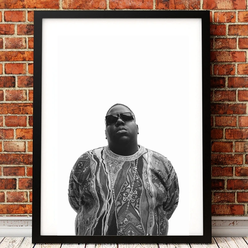 Большая Картина на холсте с текстом рэп песни Biggie Smalls настенные картины Декор для