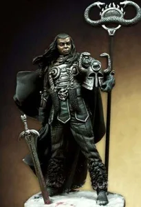 124 75 мм древний воин Варвара 75 мм (с основанием) модельная фигурка из Смолы Миниатюрная gk Unassembly Неокрашенная