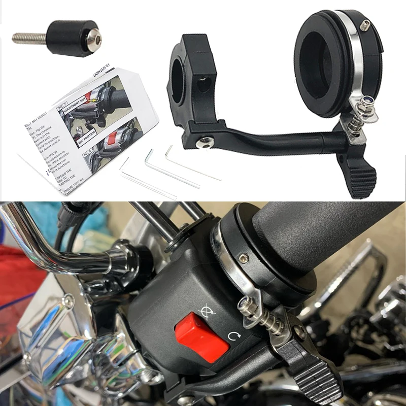 

Motorcycle Cruise Control Throttle Lock Assist For BMW R1200GS HONDA KAWASAKI SUZUKI YAMAHA MT07 Universal 7/8" 1" Handlebar