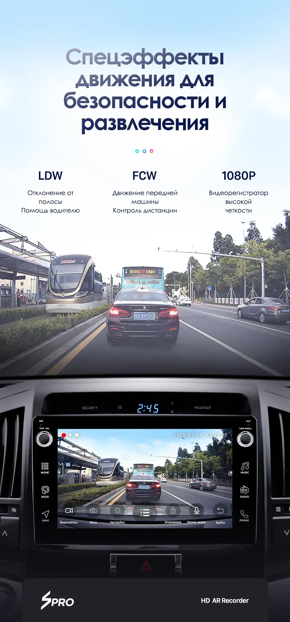 TEYES SPRO Штатная магнитола для Тойота Ленд Крузер 11 200 Toyota Land Cruiser 11 200 2007- Android 8.1, до 8-ЯДЕР, до 4+ 64ГБ 32EQ+ DSP 2DIN автомагнитола 2 DIN DVD GPS мультимедиа автомобиля головное устройство