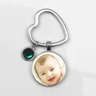 Брелок с кристаллами на заказ, двусторонний кулон с кисточкой и фото на заказ, кулон для ребенка, ребенка, мамы, папы, внука, родителя, любимый подарок, член семьи