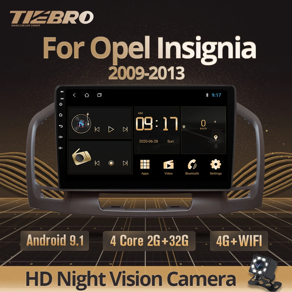 TIEBRO 2din Android 9 0 автомобильное радио для Buick Regal Opel Insignia 2009 2013 автомобильный