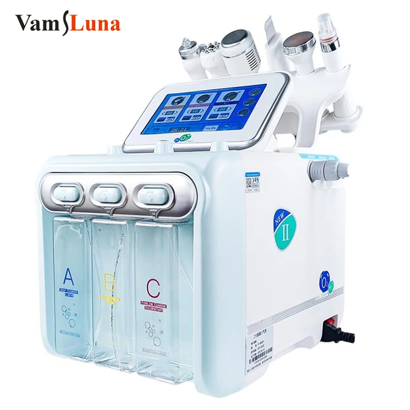 6 в 1 воды дермабразия машина водородный кислорода Малый пузырьковый Красота что