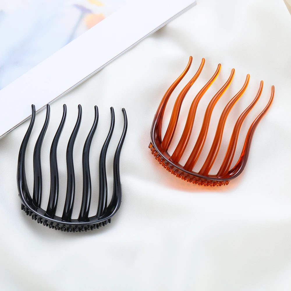 1 шт. конский хвост вставки для волос гребень булочка зажим укладки инструмент