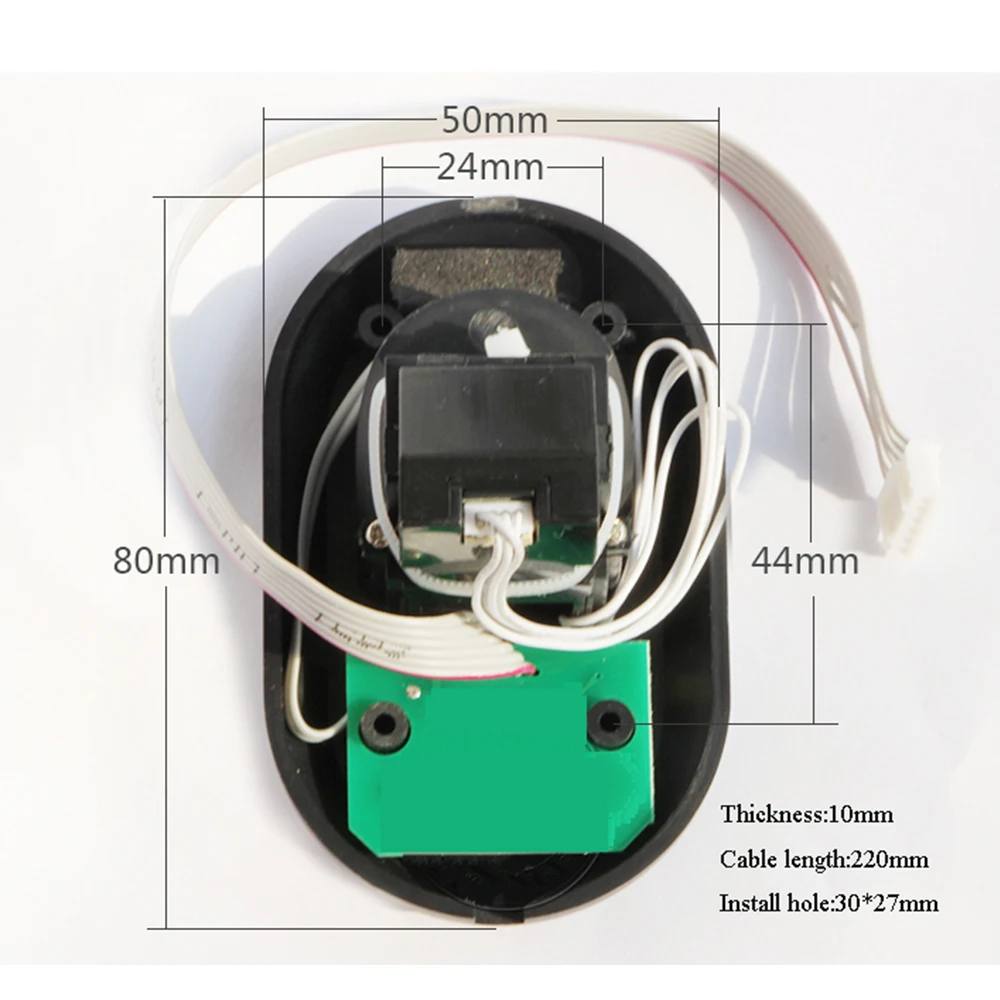 1 компл. Мини-замок со сканером отпечатков пальцев для ящиков шкафов небольшой