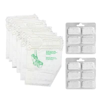 6dust bags12scented sheets for vorwerk kobold vk 135 vk 136 vacuum cleaner bags household sweeper cleaning tool replacement