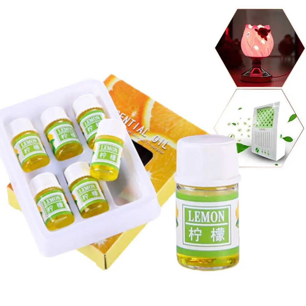 Эфирное масло для ароматерапии 6 шт./компл. розовое лавандовое эфирное массажа