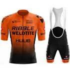 Мужская велосипедная Джерси HUUB Team 2021, летняя дышащая велосипедная одежда, комплект брюк с коротким рукавом для горного велосипеда Maillot Ciclismo